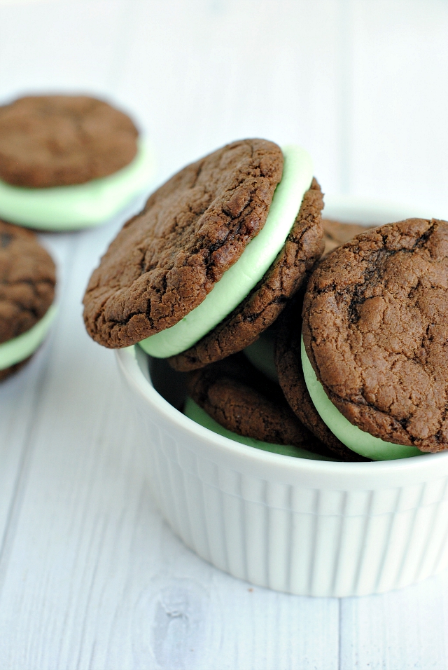 Chocolate Mint Sandwich Cookies Recipe