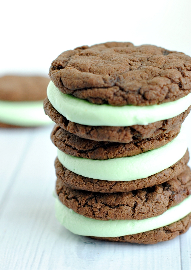 Chocolate Mint Sandwich Cookies Recipe