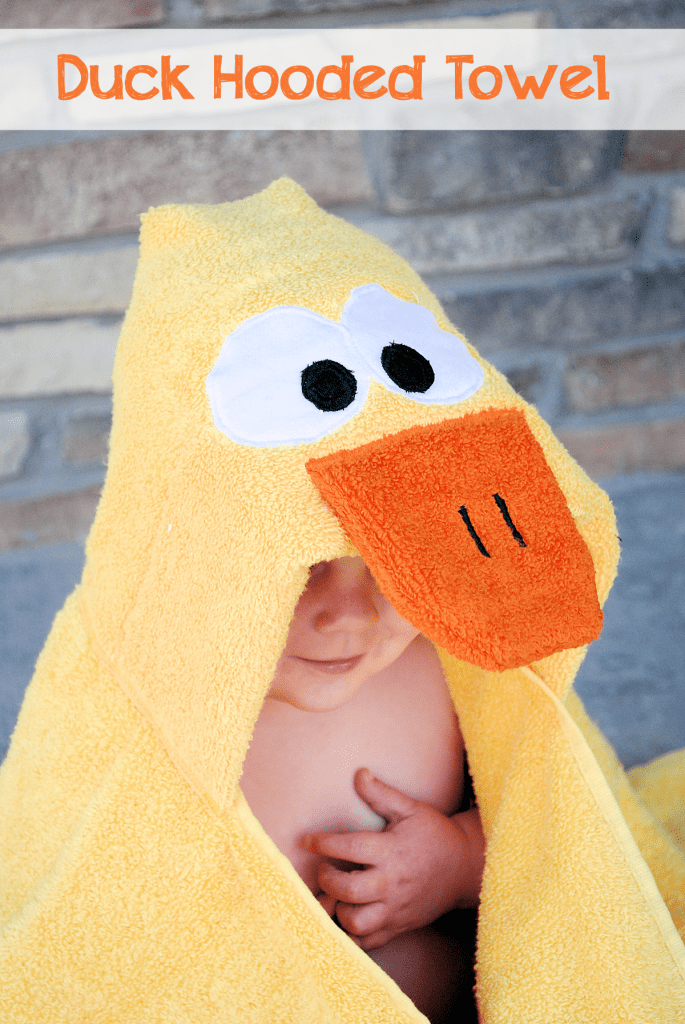 Duck Hooded Towel Tutorial Crazy Little Projects