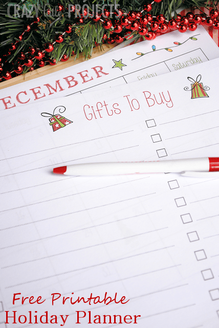 Free Printable Christmas Planner