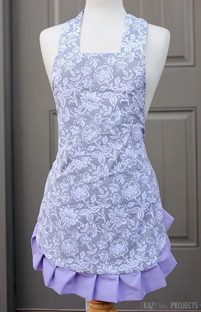 Cute & Easy Apron Pattern - Crazy Little Projects
