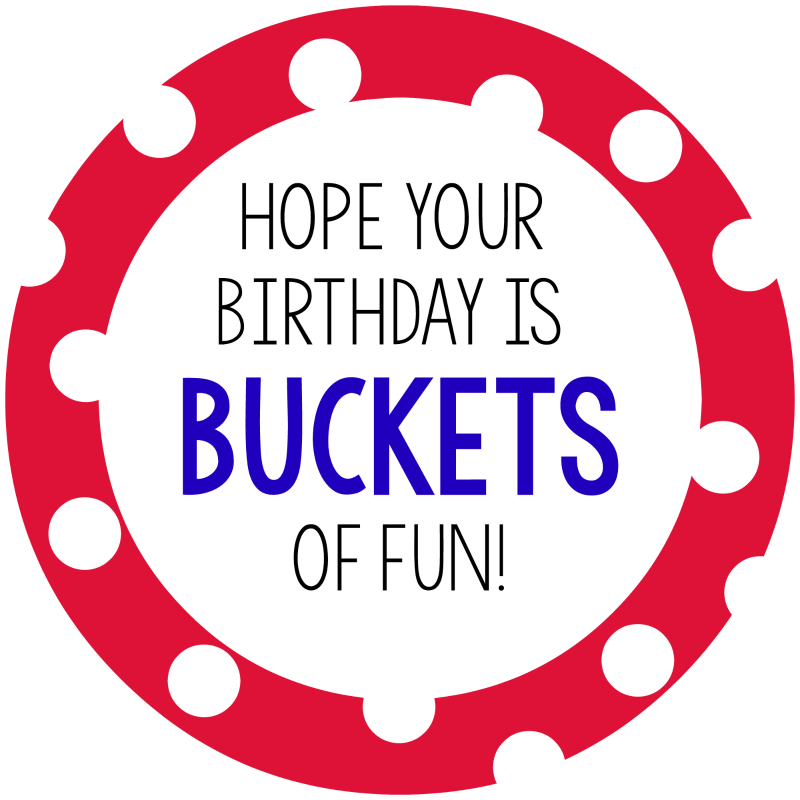 "Buckets of Fun" Birthday Gift Idea Crazy Little Projects