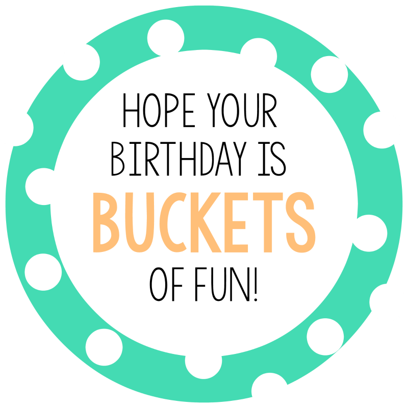 "Buckets of Fun" Birthday Gift Idea Crazy Little Projects