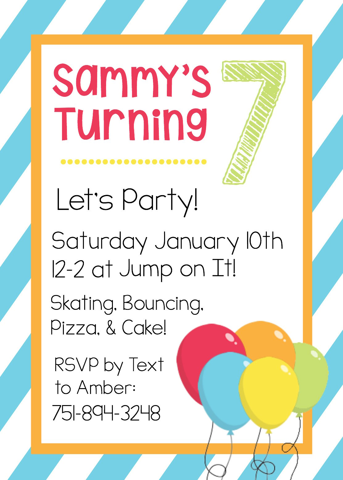 Teenage Birthday Invitation Templates