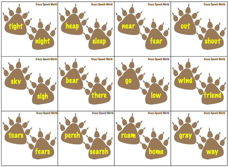 Bear Feels Scared Language Activities with a Freebie!