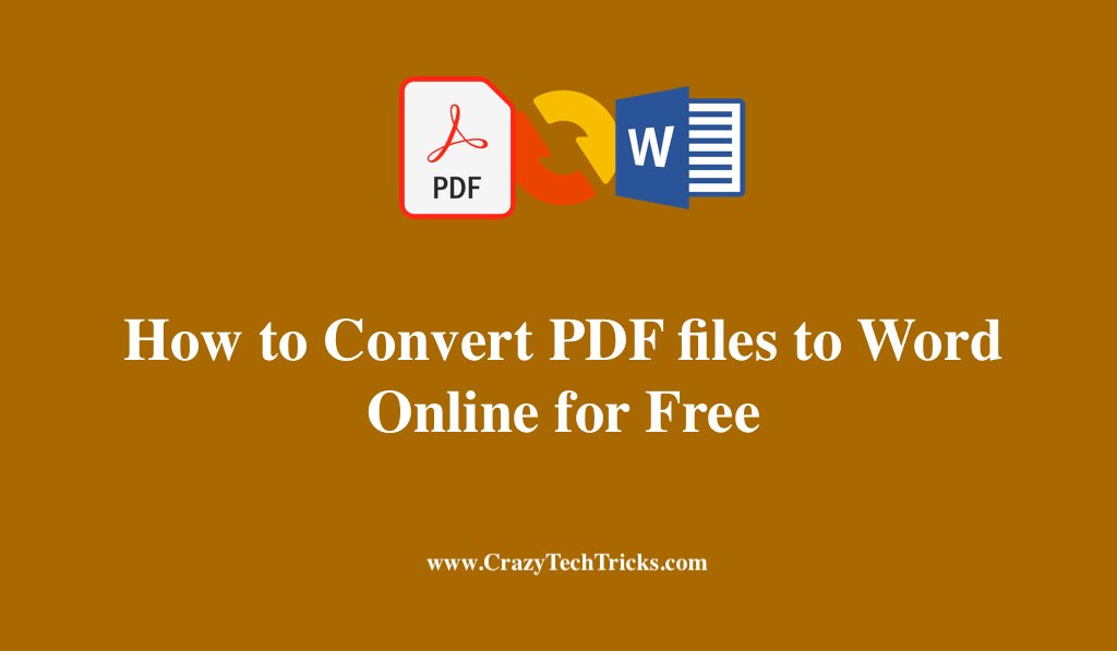 How to Convert PDF files to Word Online for Free Any format file