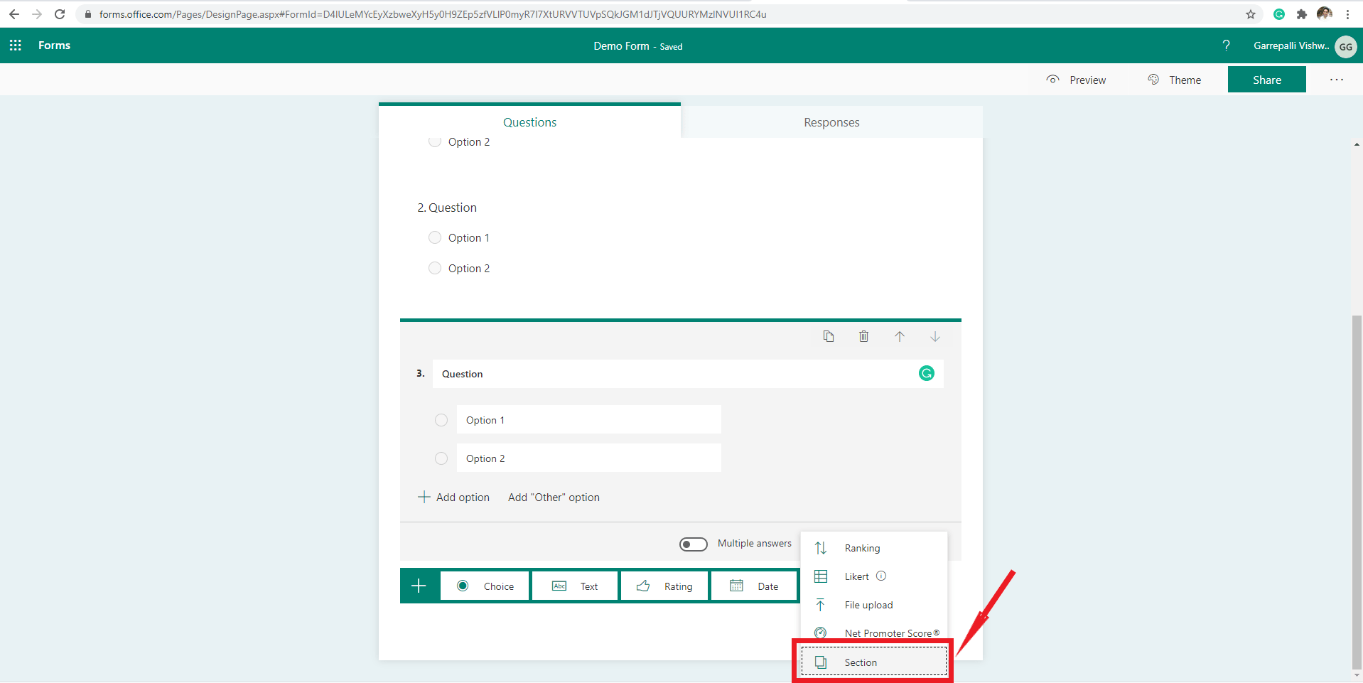 How To Add Branching In Microsoft Forms Very Easy Method Crazy Tech