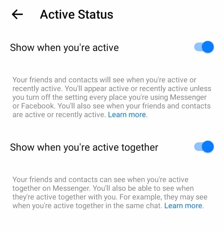 How to Turn Off Active Status on Facebook on Android/iPhone or Online