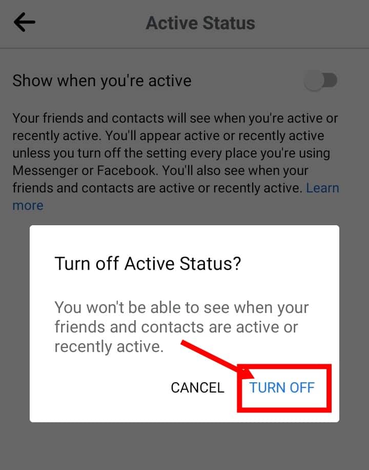 How to Turn Off Active Status on Facebook on Android/iPhone or Online