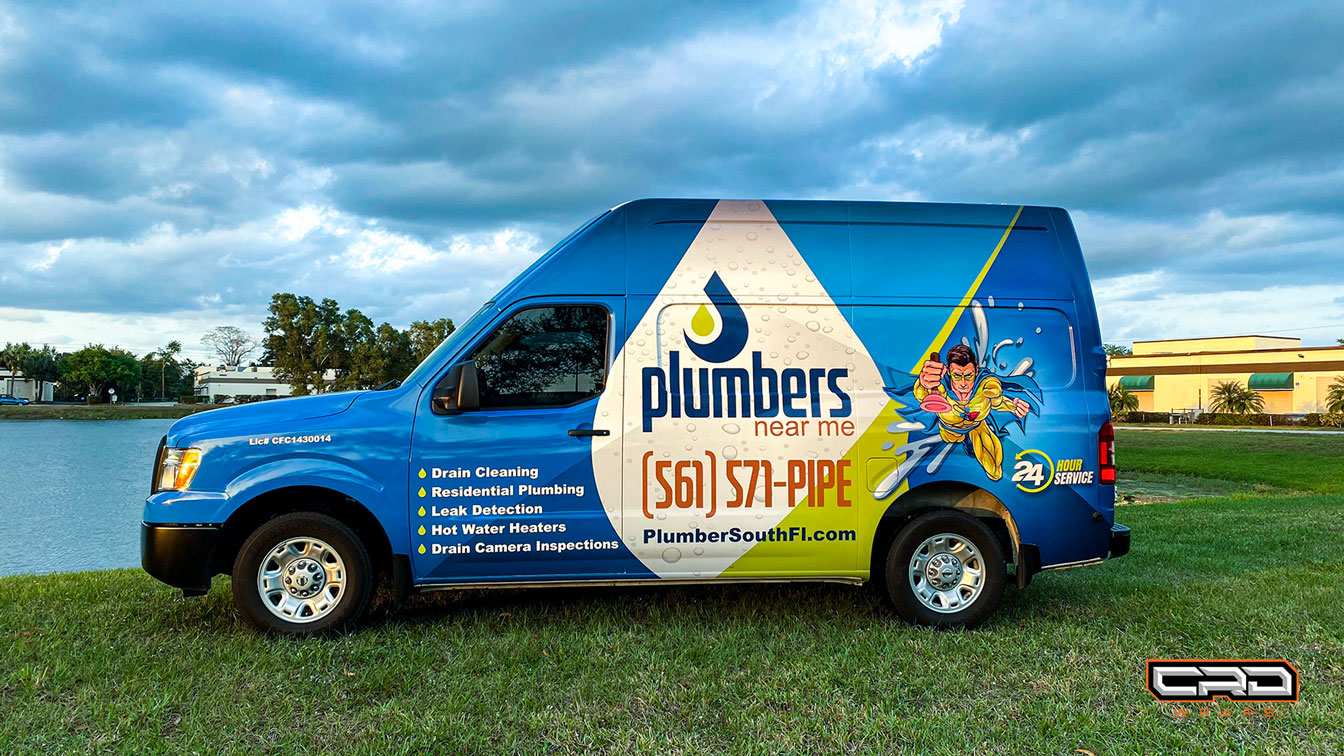 Full Commercial Van Wrap CRD Wraps