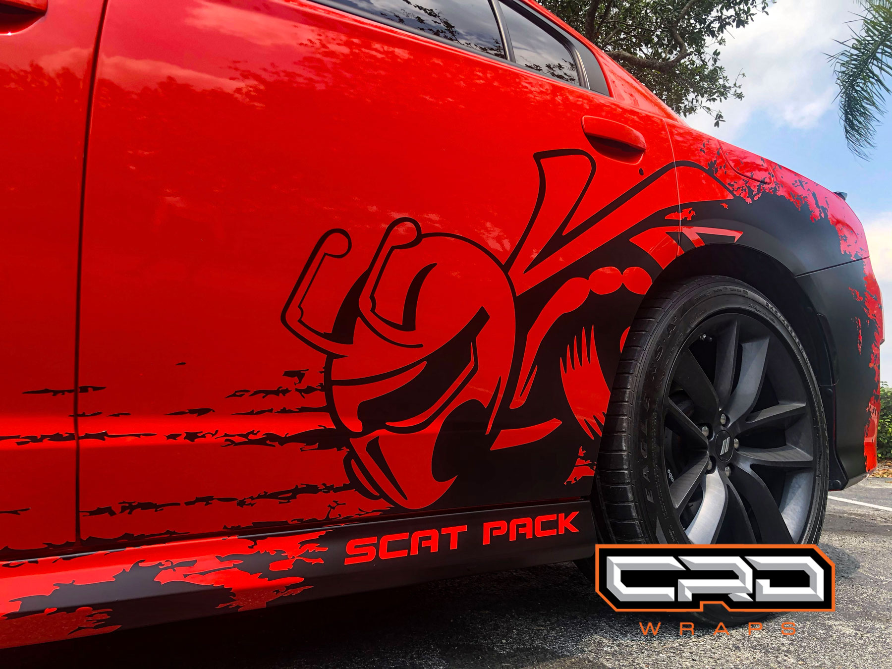 Scat Pack Side Graphic Kit CRD Wraps Scat Pack Side Graphic Kit CRD Wraps