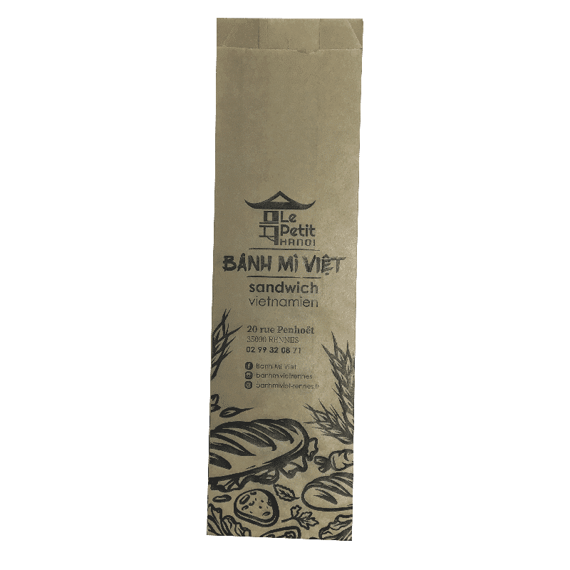 Sachet sandwich en kraft brun Créa'pack