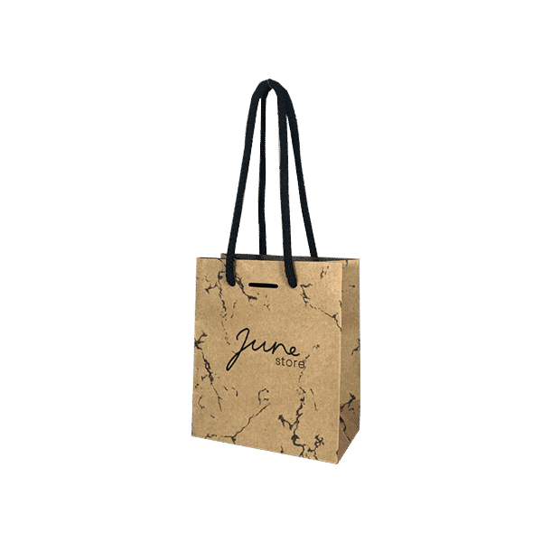 Sac luxe kraft brun bijoutier Créa'pack