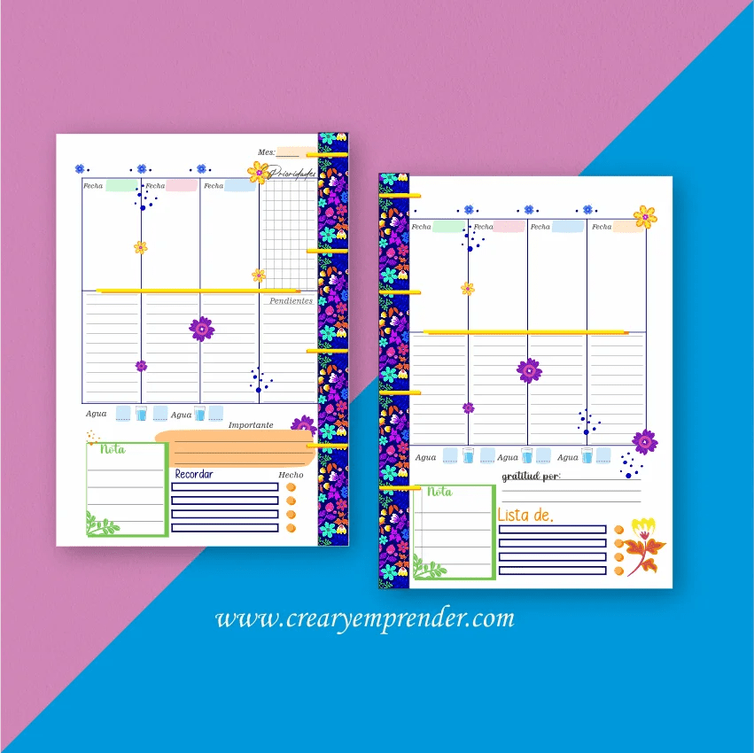 Planner Crear y Emprender