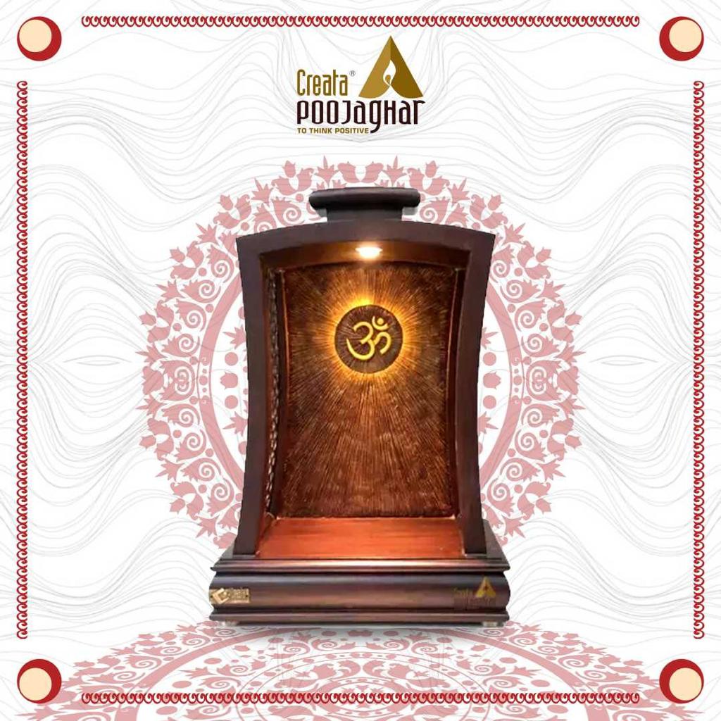 Sagwan wood Best choice to Create a wooden Mandir Creata Poojaghar