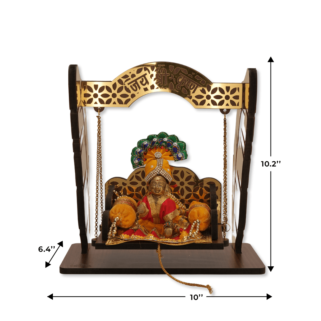 Sacred Laddu Gopal Zula Buy Online for Janmashtami Handcrafted Baby