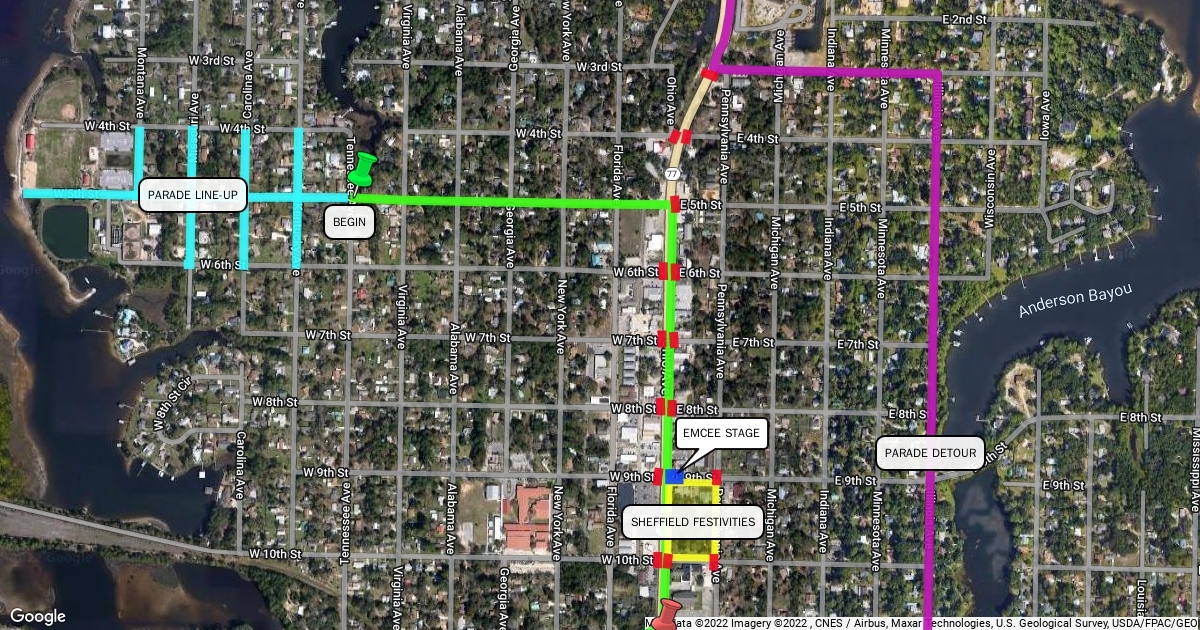 July 4th Parade Route Scribble Maps