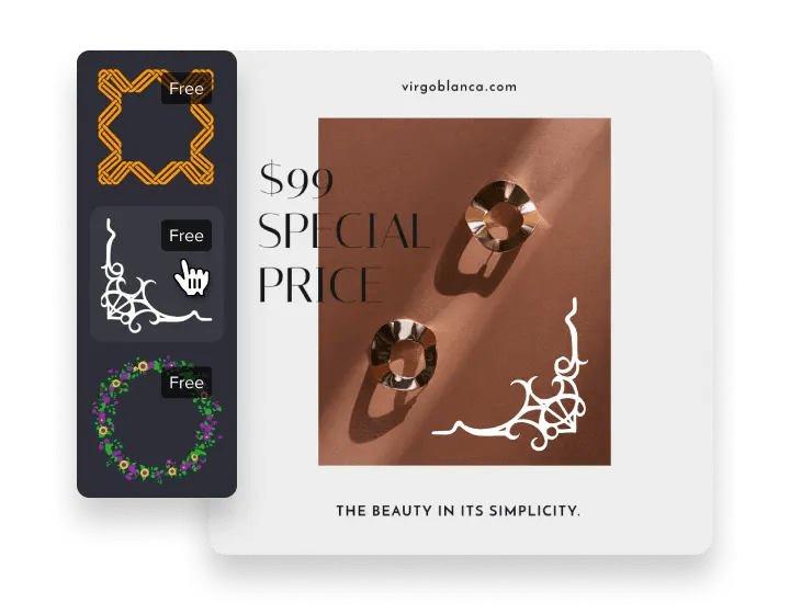 Add a Border to Photo Online Free Borders for Pictures VistaCreate