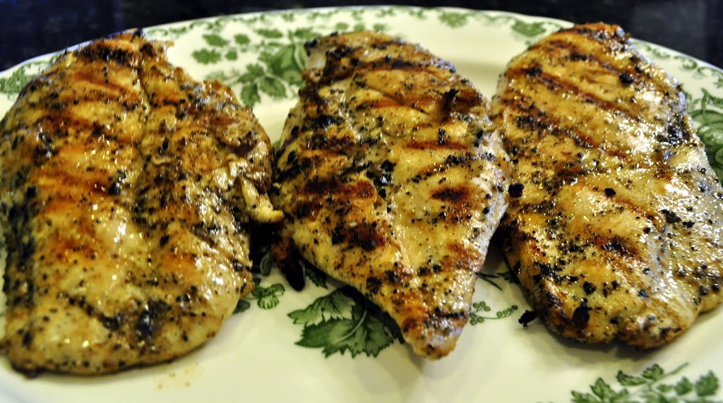 Grilled AppleCider Vinegar Chicken, Cafestyle Carrot Salad, and