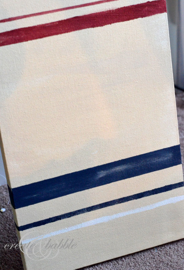 Easy DIY Canvas Flag Create and Babble