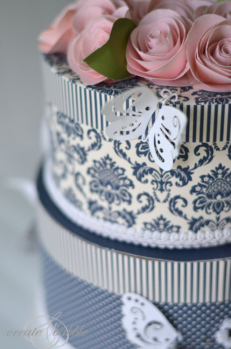 DIY Wedding Cake Card Box Tutorial Create and Babble