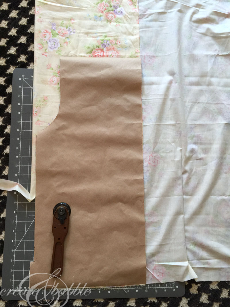 Fabric Covered Nightstand Create and Babble