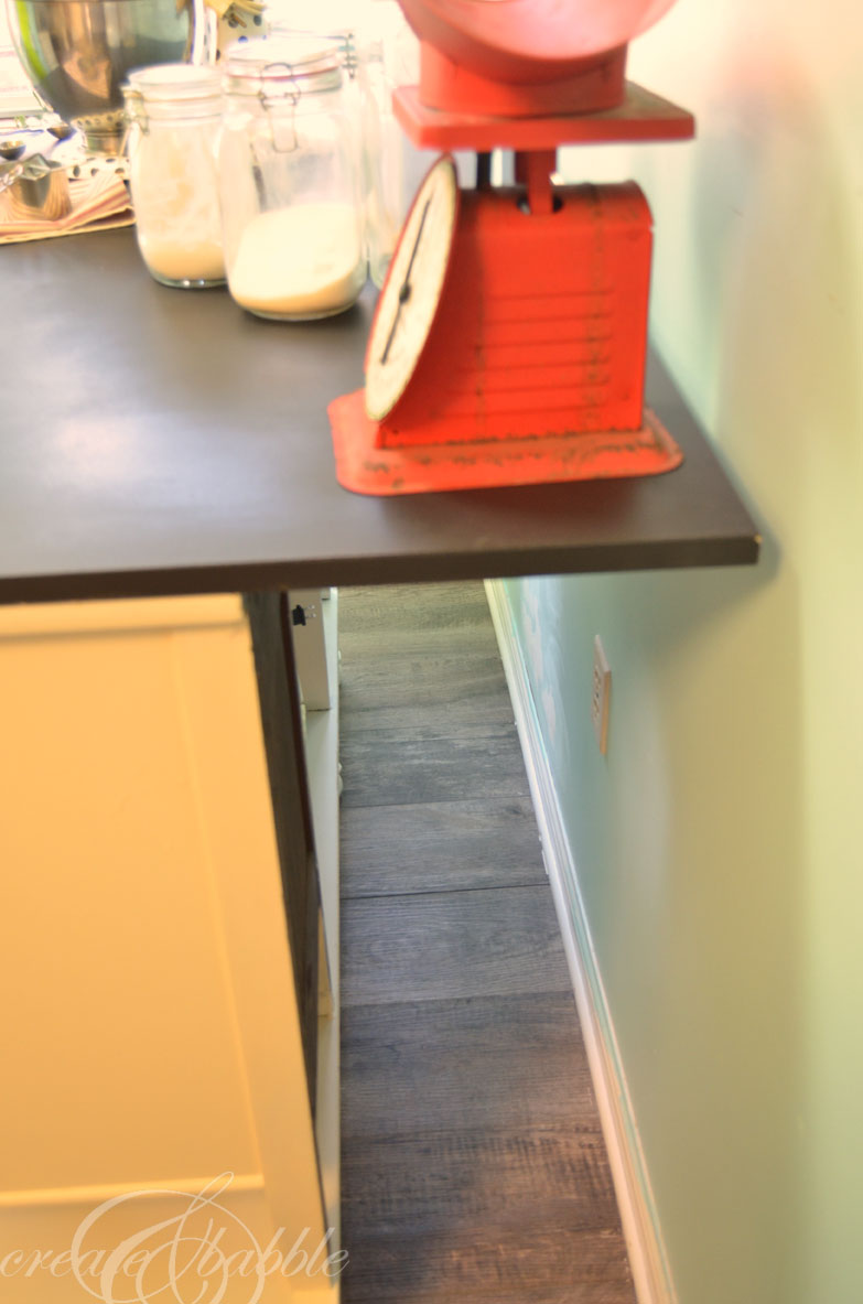 DIY Kitchen Island from a Desk Create and Babble