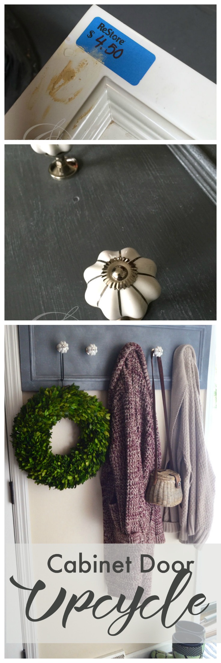 DIY Upcycled Cupboard Door Create and Babble
