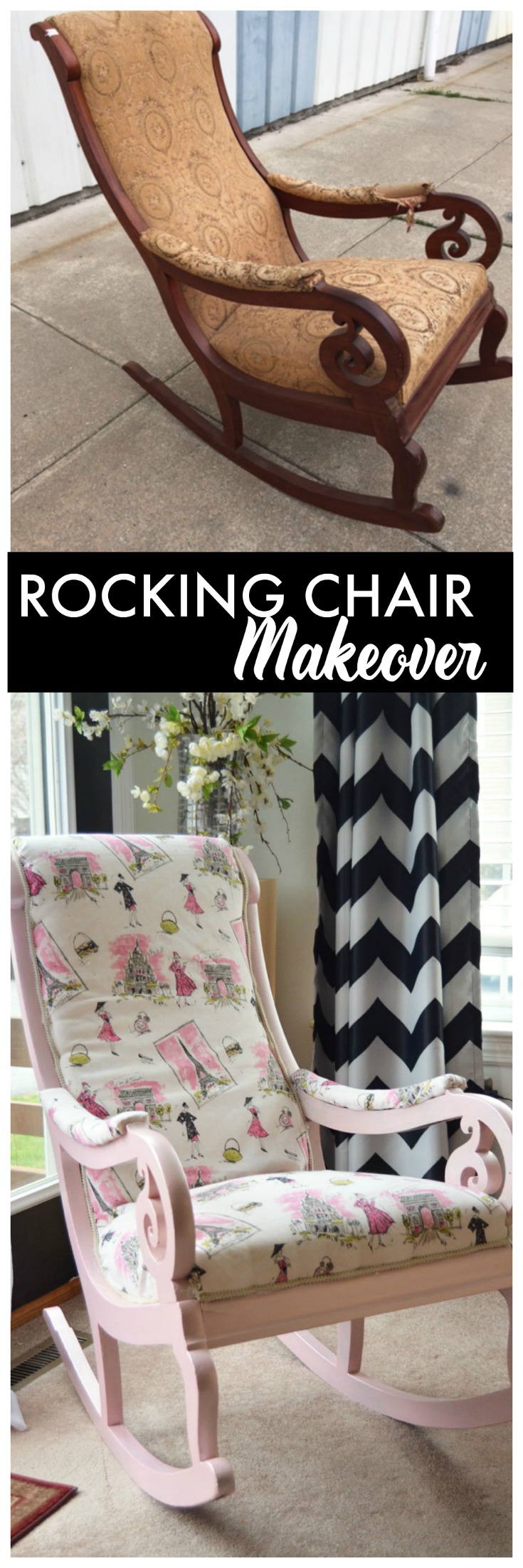Rocking Chair Makeover Create and Babble