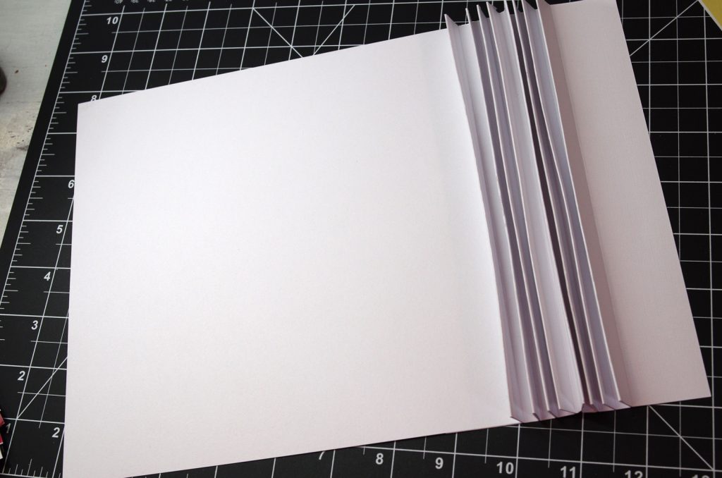 How to Make Accordion Binding for a Thick Memory Book Create and Babble