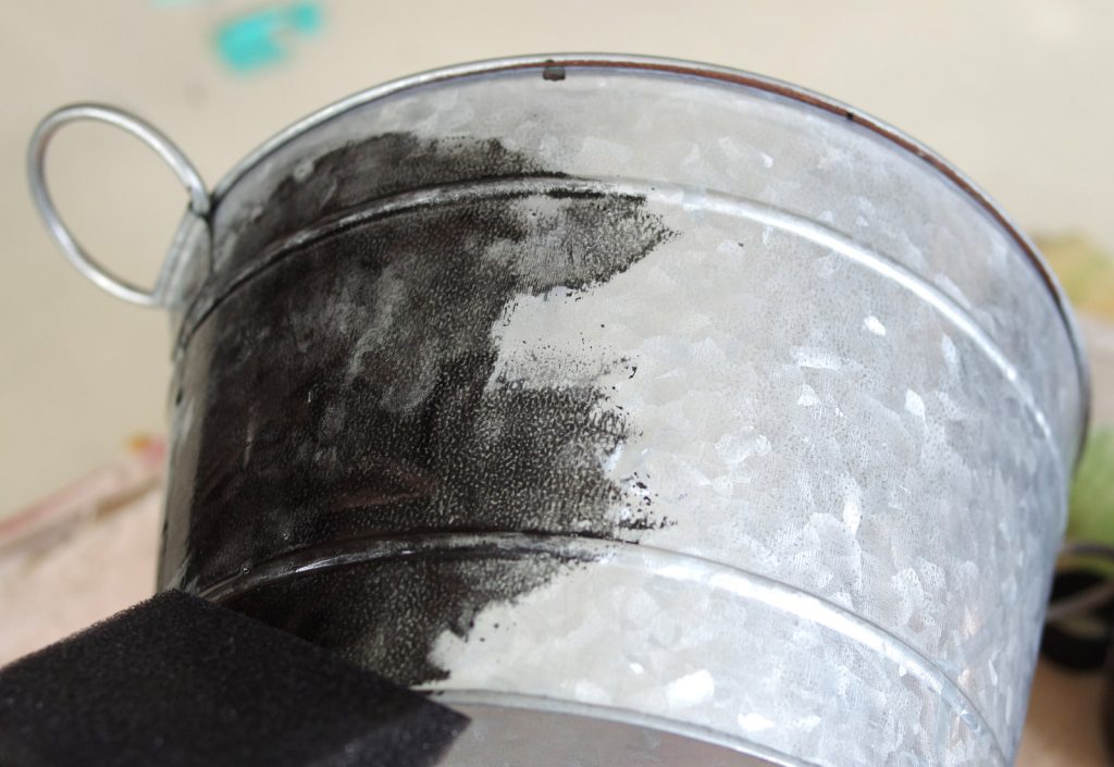 How to Make a New Metal Bucket Look Old Create and Babble