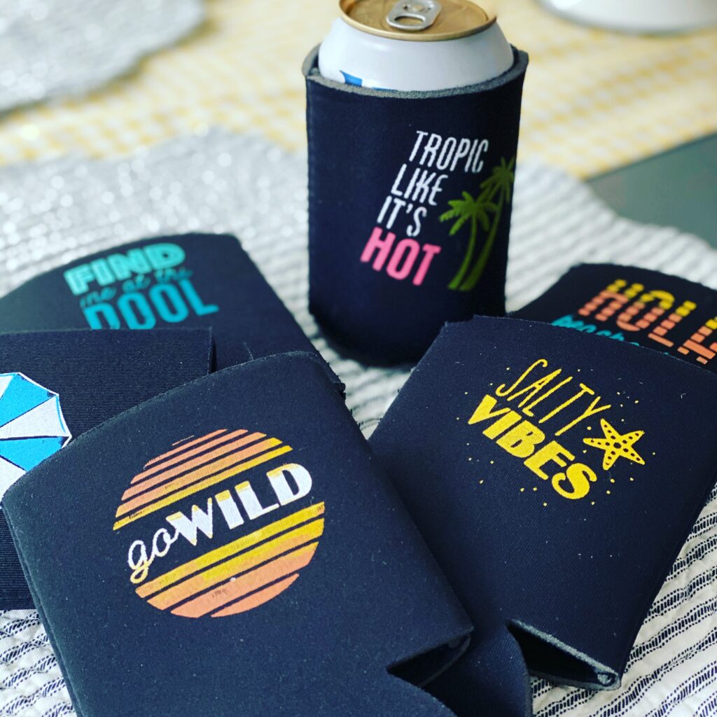 How to Make Personalized Can Koozies Create and Babble