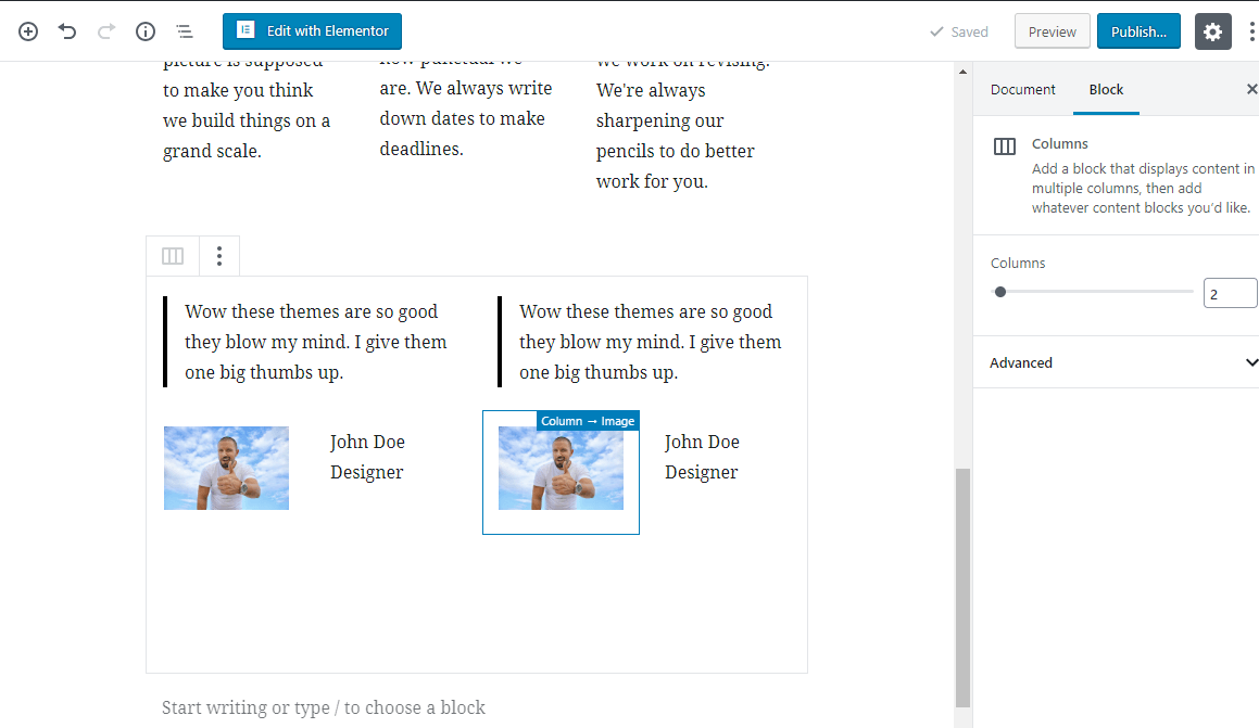 Edit Home Page With Elementor