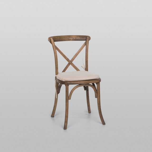 Farm chair antique finish w/ cushion rentals Orange County CA Where