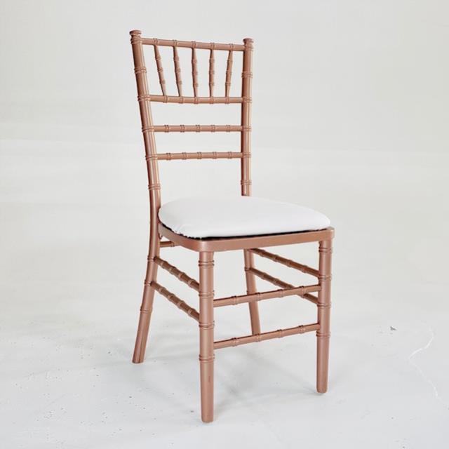 Rose gold chiavari chair rentals Orange County CA Where to rent rose