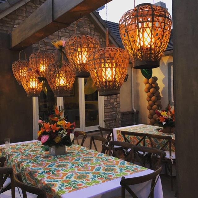 Lantern display arch w/ lanterns rentals Orange County CA Where to