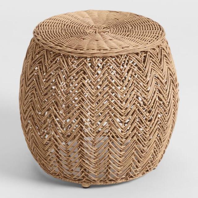 Boho rattan stool rentals Orange County CA Where to rent boho rattan