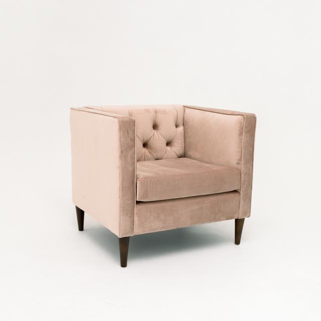 Penelope arm chair pink velvet rentals Orange County CA Where to rent