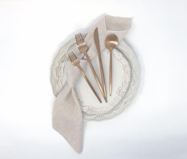 Rose gold flatware rentals Orange County CA Where to rent rose gold flatware in Anaheim