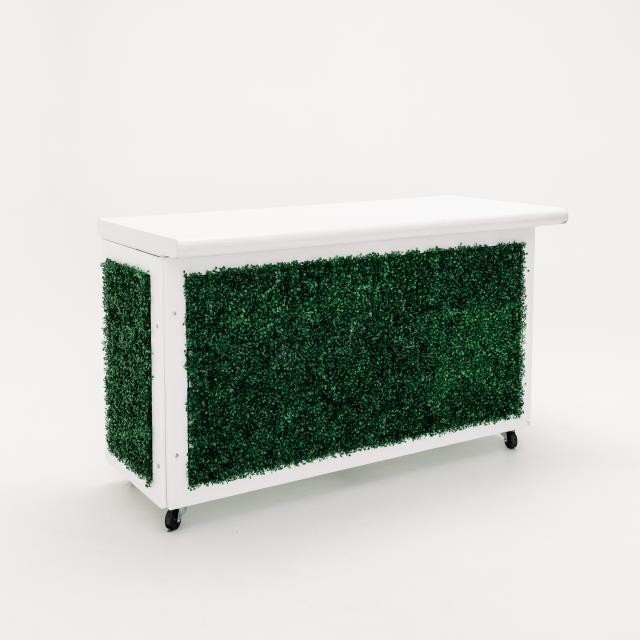 6 foot bar with hedge panels rentals Orange County CA Where to rent 6