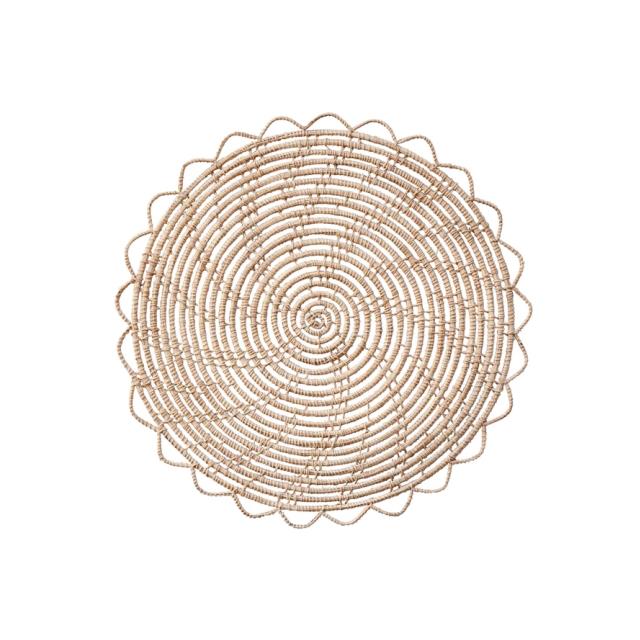 Woven palm placemat rentals Orange County CA Where to rent woven palm