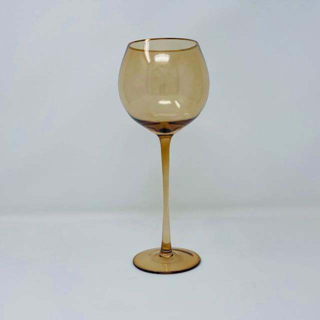 Edge hue wine glass amber gold trim rentals Orange County CA Where to