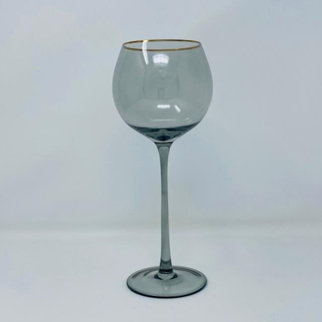 Edge hue wine glass smoke gold trim rentals Orange County CA Where to
