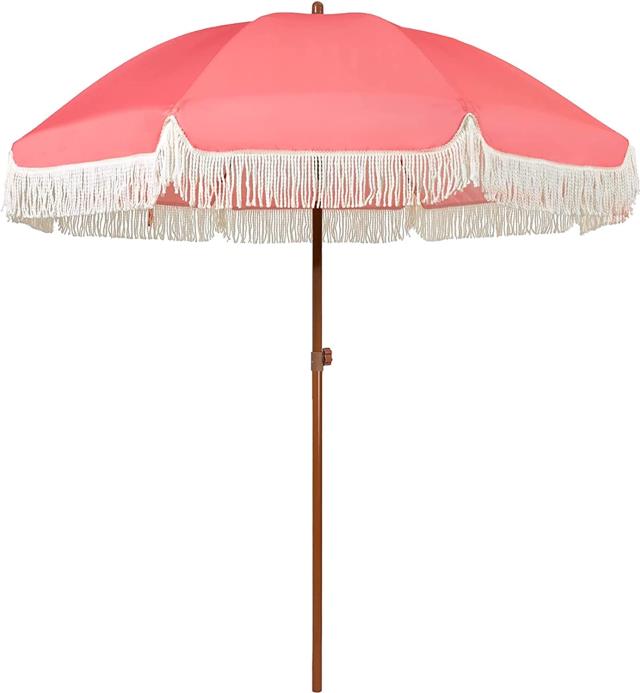 7 foot fringe umbrella coral rentals Orange County CA Where to rent 7