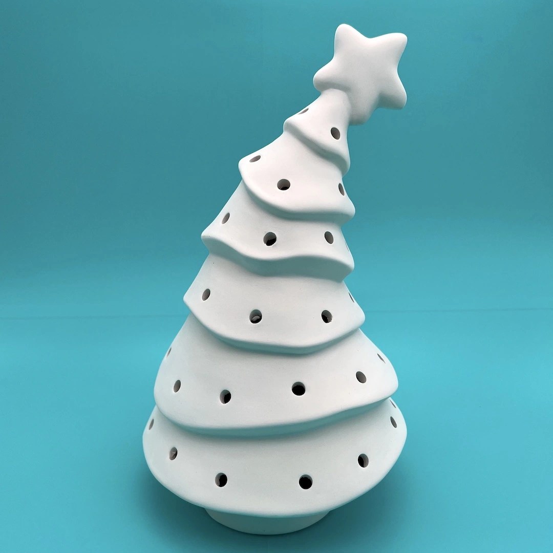 Large Lightup Curvy Christmas Tree Kit Create Art Studio
