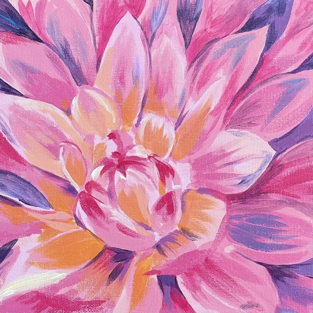 Adult Acrylic painting Create Art Studio Toronto's best art classes