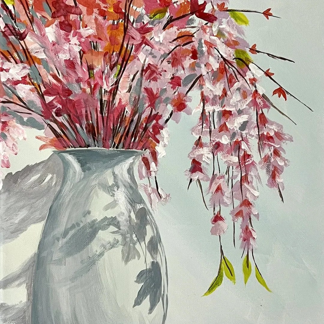 Adult Acrylic painting Create Art Studio Toronto's best art classes