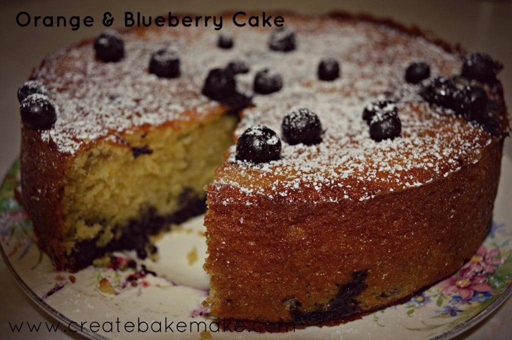 Inspiration for the weekend Orange and Blueberry Cake Create Bake Make