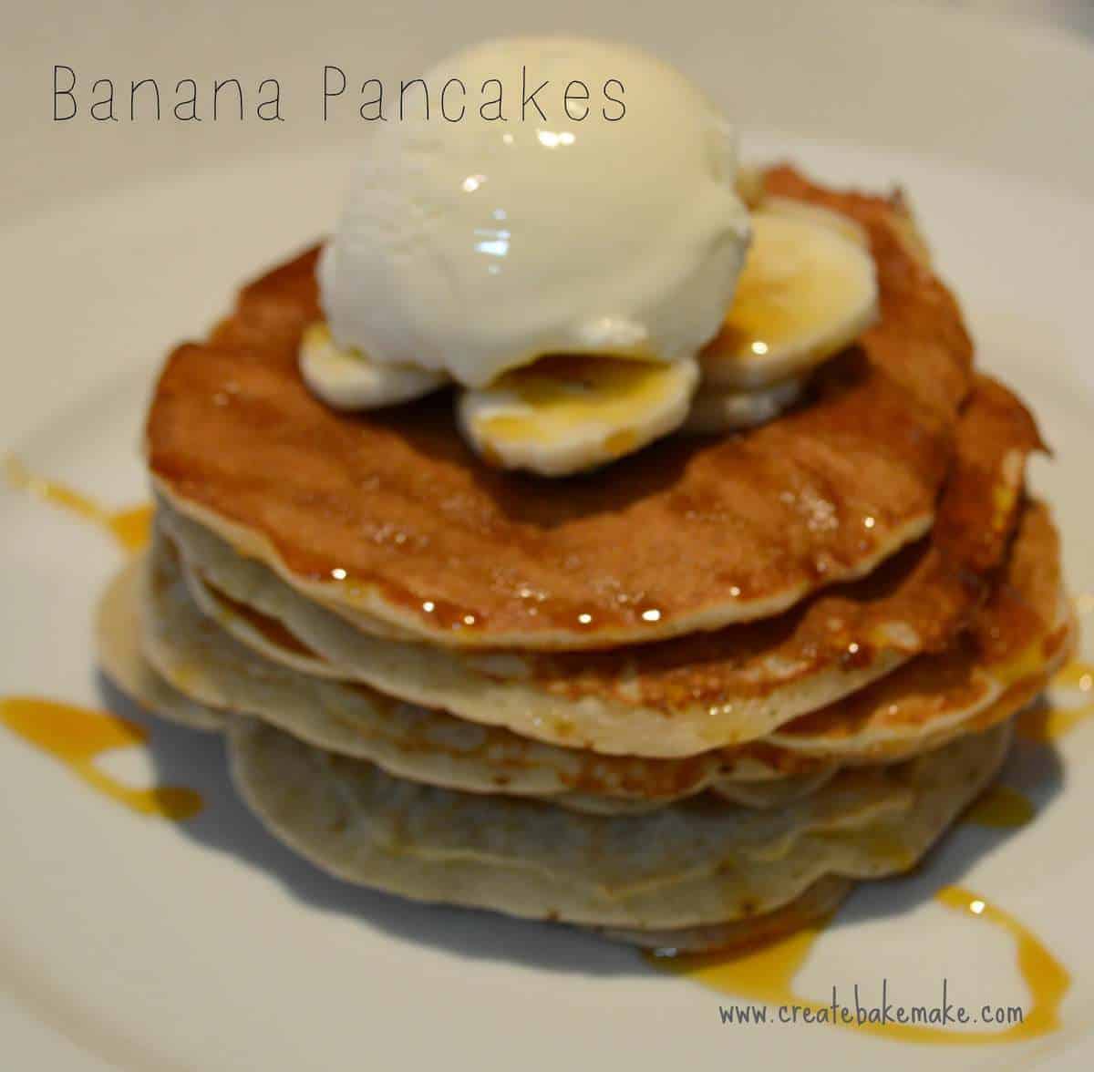 Pancake Tuesday Yummy Banana Pancakes Create Bake Make