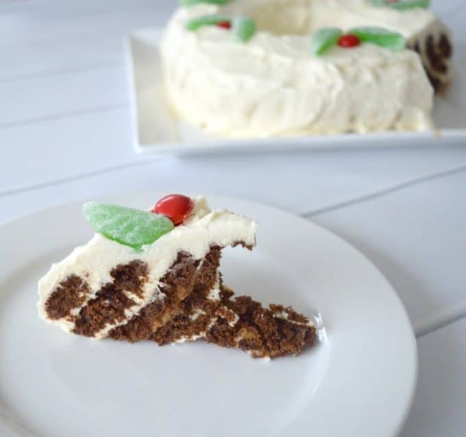 Caramel Chocolate Ripple Cake Christmas Wreath Create Bake Make